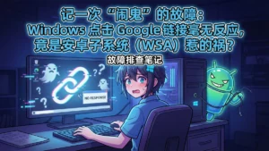 记一次“闹鬼”的故障：Windows 点击 Google 链接毫无反应，竟是安卓子系统 (WSA) 惹的祸？