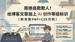 拒绝自欺欺人！给博客文章加上 AI 创作等级标识