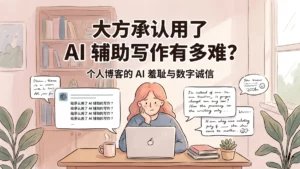 大方承认用了AI辅助写作有多难？个人博客的AI羞耻与数字诚信