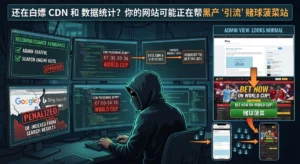 还在白嫖 CDN 和 数据统计？你的网站可能正在帮黑产“引流”赌球菠菜站